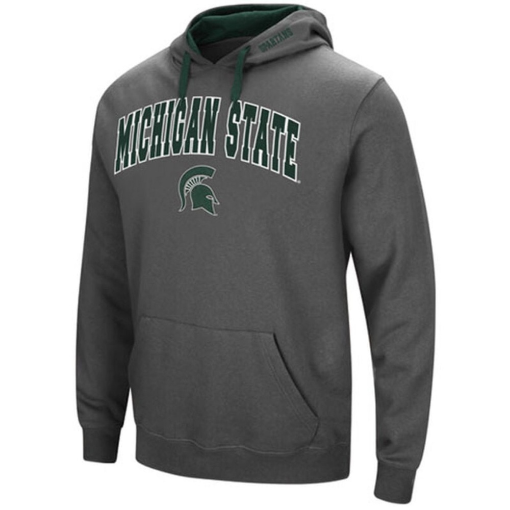 Michigan State Spartans Stadium Athletic Tackle Twill Pullover Hoodie